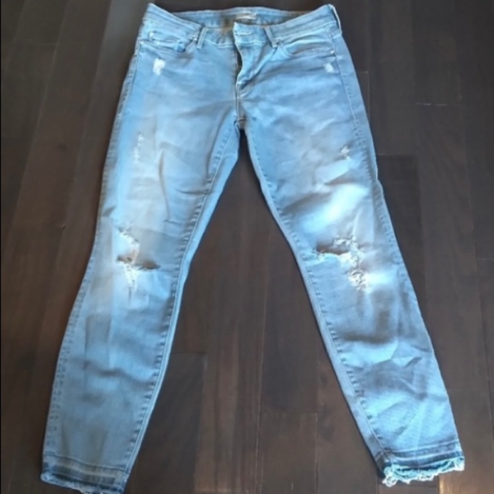 MOTHER Denim The LOOKER CROP